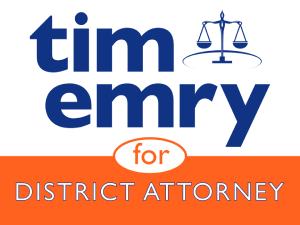 Tim Emry For Mecklenburg District Attorney Logo